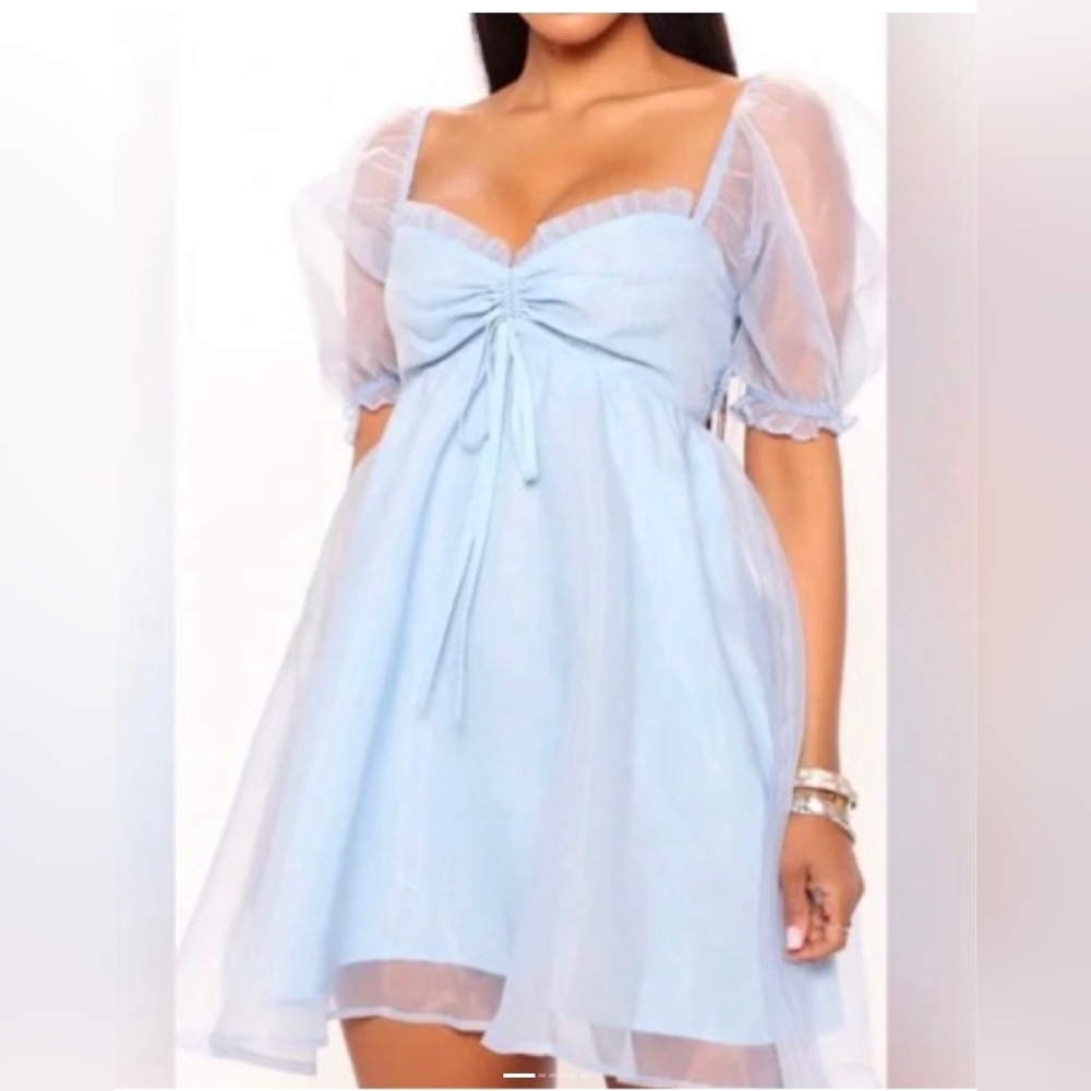 Babydoll organza dress